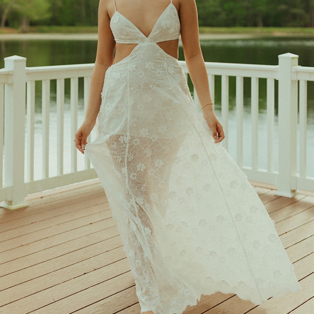 White dress